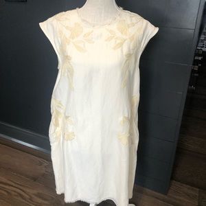 Holding Horses Embroidered Dress M Anthropologie